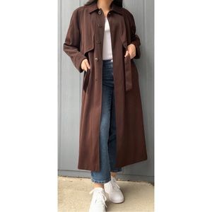 Vintage Gallery Brown Trench Coat